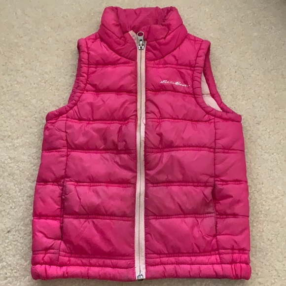 Eddie Bauer pink puffer vest size 4T - Picture 1 of 8